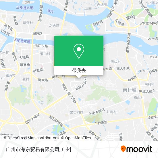 广州市海东贸易有限公司地图