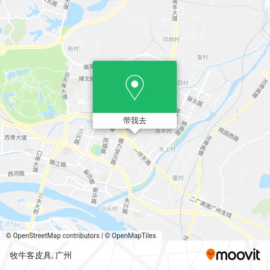 牧牛客皮具地图