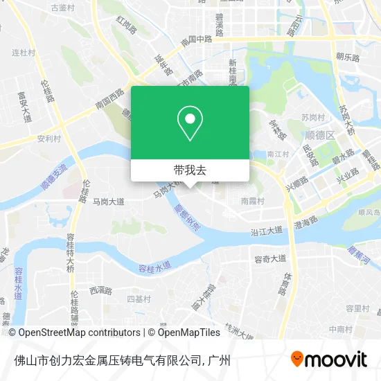 佛山市创力宏金属压铸电气有限公司地图