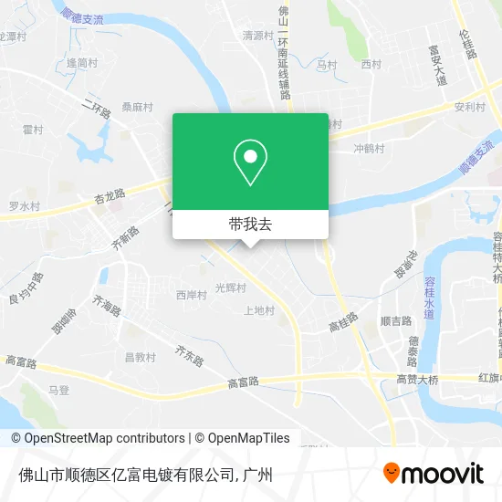佛山市顺德区亿富电镀有限公司地图