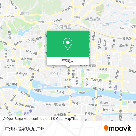 广州和睦家诊所地图