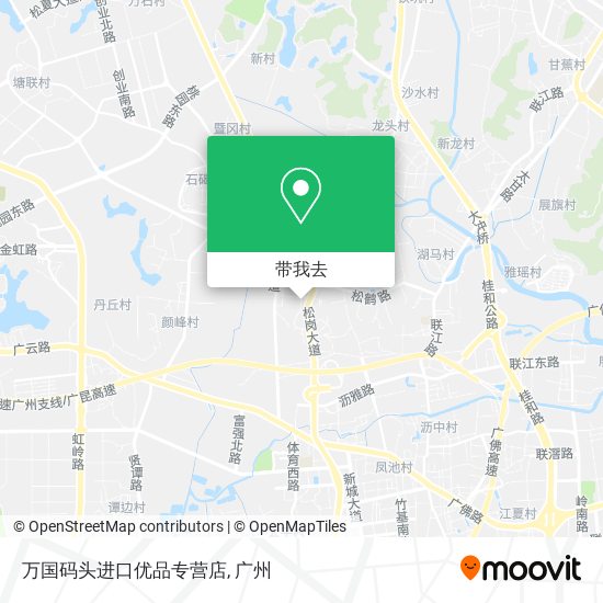 万国码头进口优品专营店地图