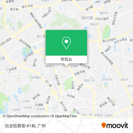 信业悦都荟-A1栋地图