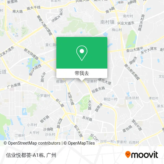 信业悦都荟-A1栋地图