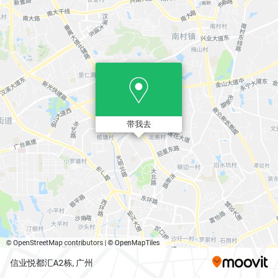 信业悦都汇A2栋地图