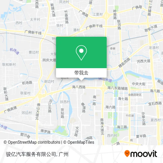 骏亿汽车服务有限公司地图