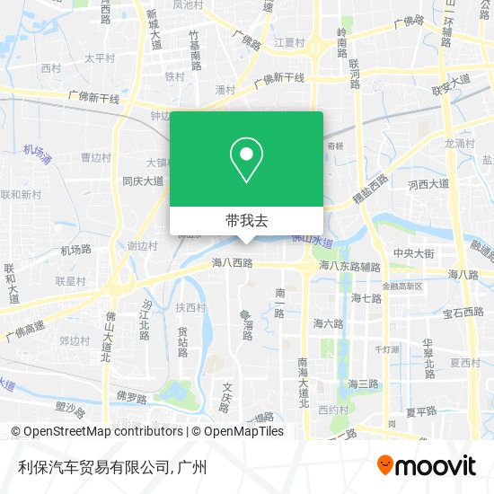 利保汽车贸易有限公司地图