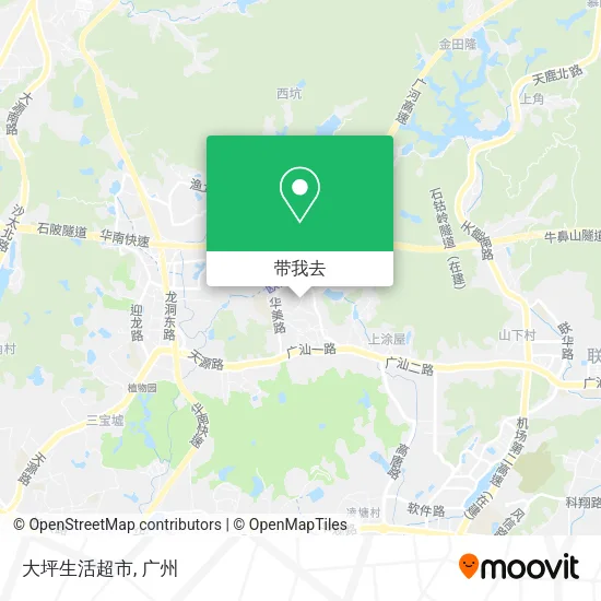 大坪生活超市地图