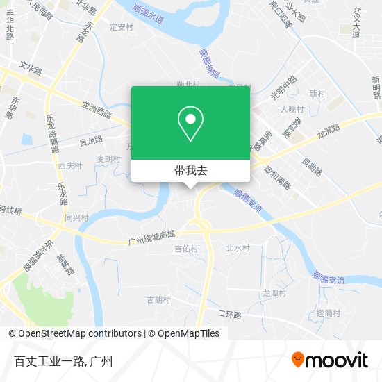 百丈工业一路地图