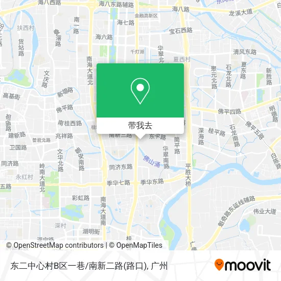 东二中心村B区一巷/南新二路(路口)地图