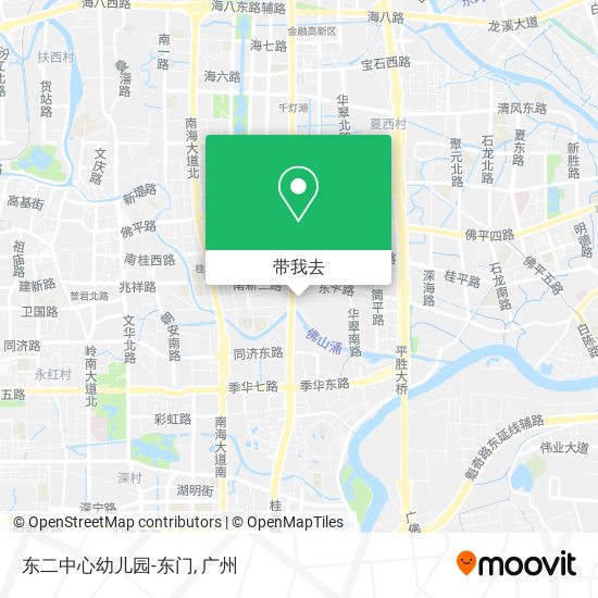 东二中心幼儿园-东门地图