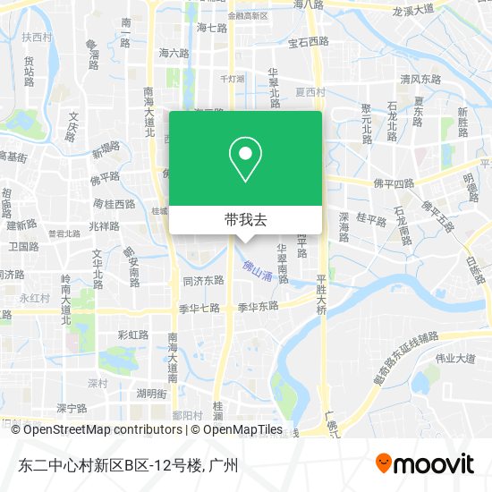 东二中心村新区B区-12号楼地图