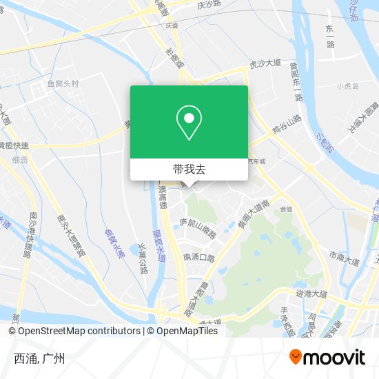 西涌地图