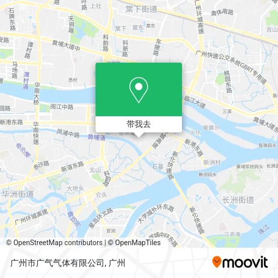 广州市广气气体有限公司地图