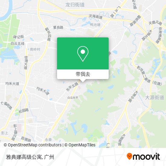 雅典娜高级公寓地图