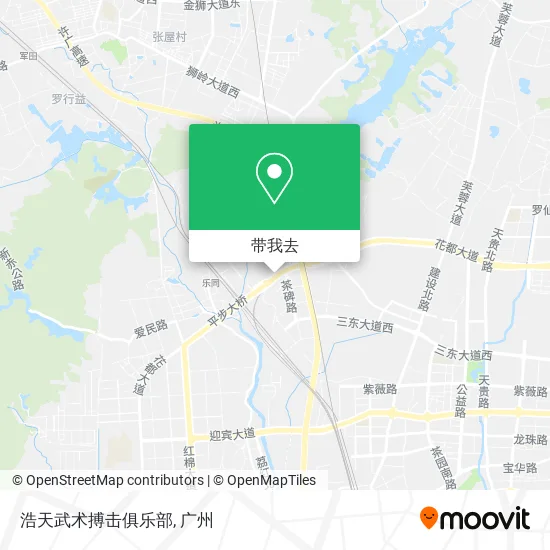 浩天武术搏击俱乐部地图
