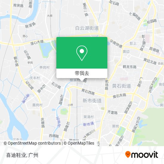 喜迪鞋业地图