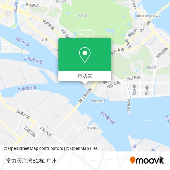 富力天海湾B2栋地图