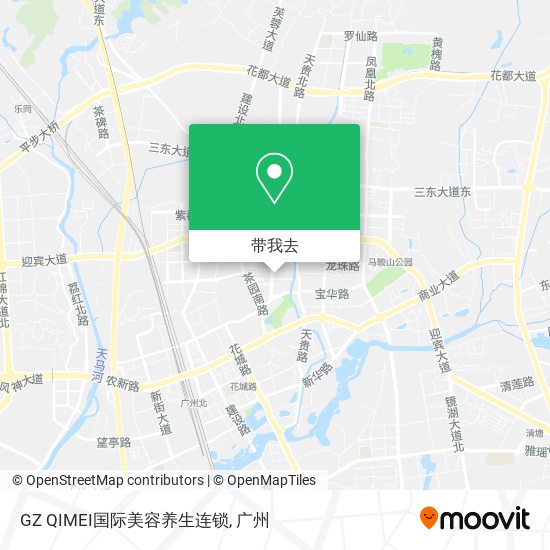 GZ QIMEI国际美容养生连锁地图