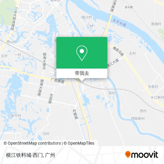 横江铁料城-西门地图