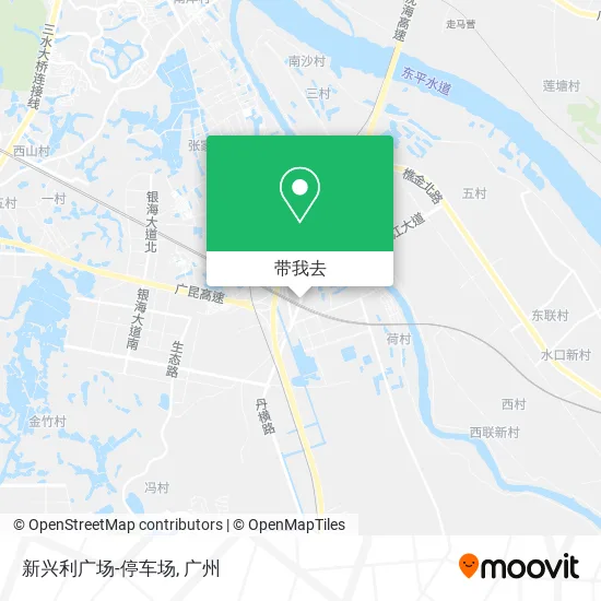 新兴利广场-停车场地图