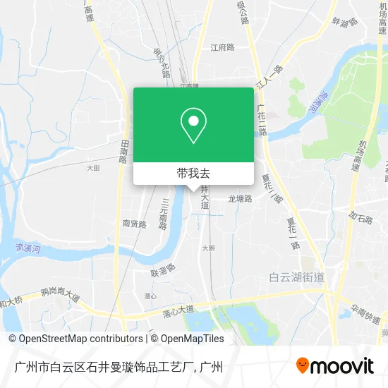 广州市白云区石井曼璇饰品工艺厂地图