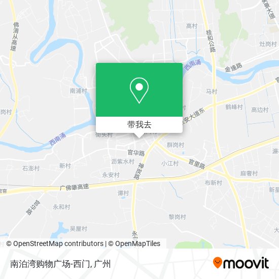 南泊湾购物广场-西门地图