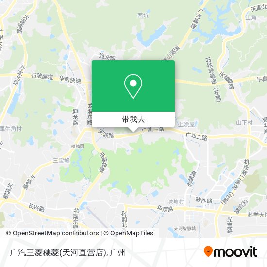 广汽三菱穗菱(天河直营店)地图