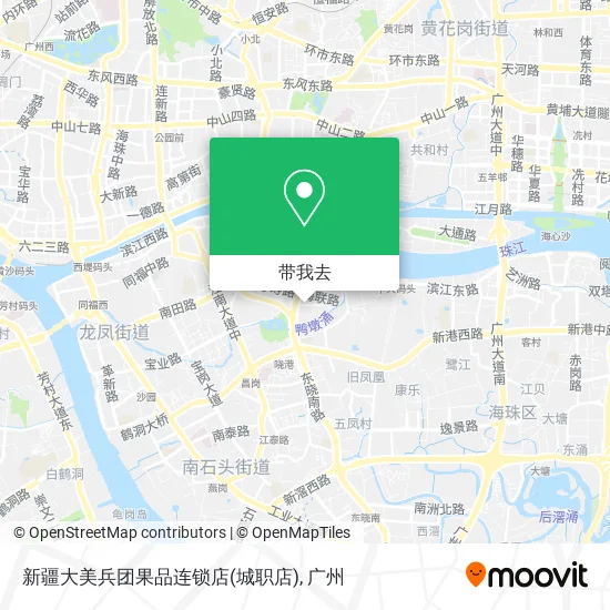 新疆大美兵团果品连锁店(城职店)地图