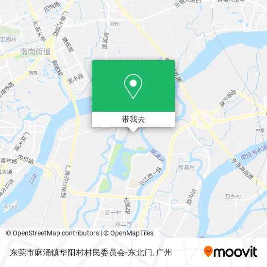 东莞市麻涌镇华阳村村民委员会-东北门地图