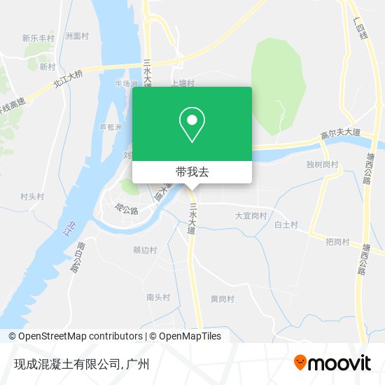 现成混凝土有限公司地图