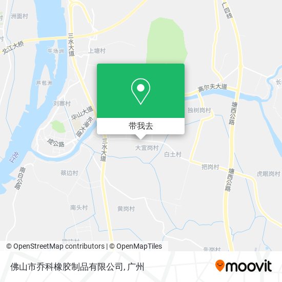 佛山市乔科橡胶制品有限公司地图