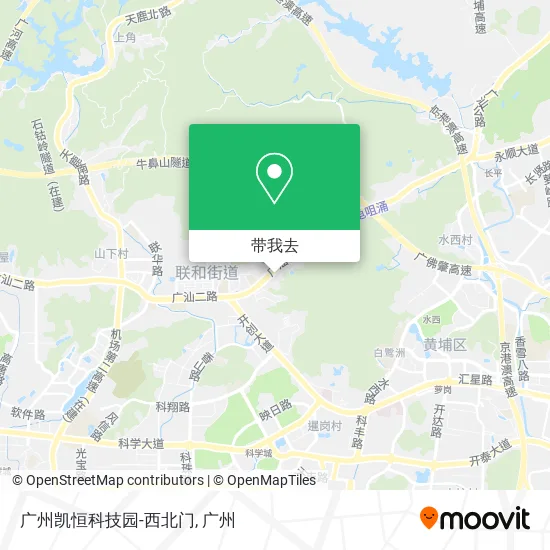 广州凯恒科技园-西北门地图