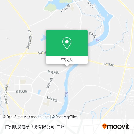 广州明昊电子商务有限公司地图