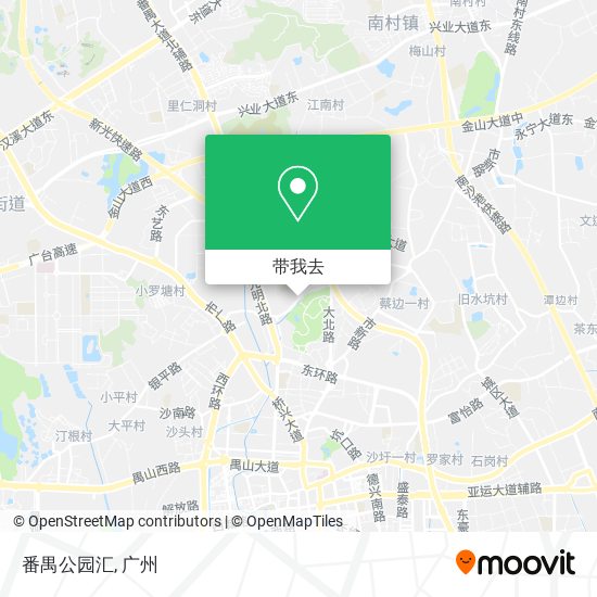 番禺公园汇地图