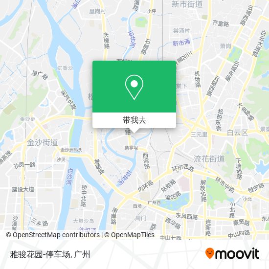 雅骏花园-停车场地图