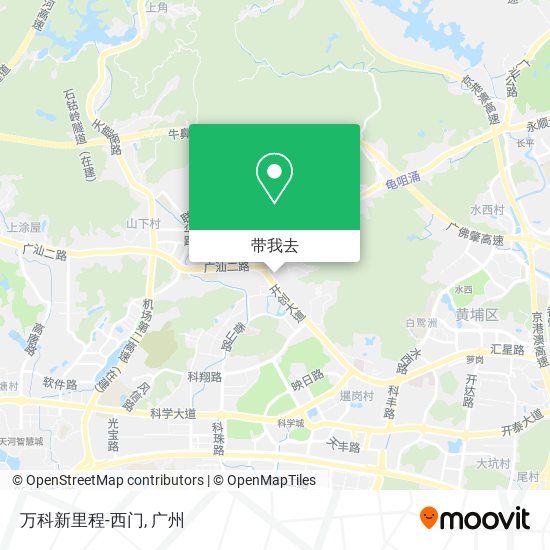 万科新里程-西门地图