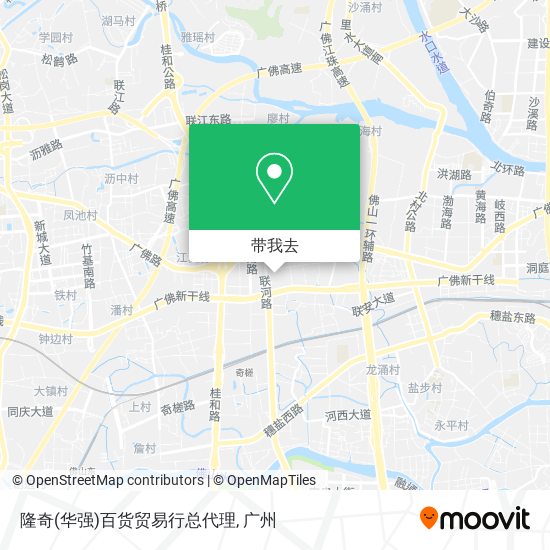 隆奇(华强)百货贸易行总代理地图