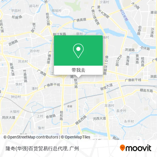 隆奇(华强)百货贸易行总代理地图