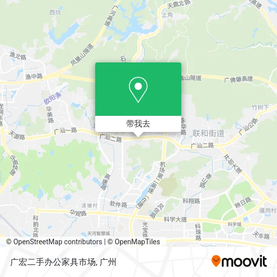广宏二手办公家具市场地图