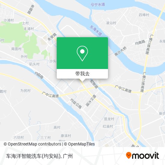 车海洋智能洗车(均安站)地图