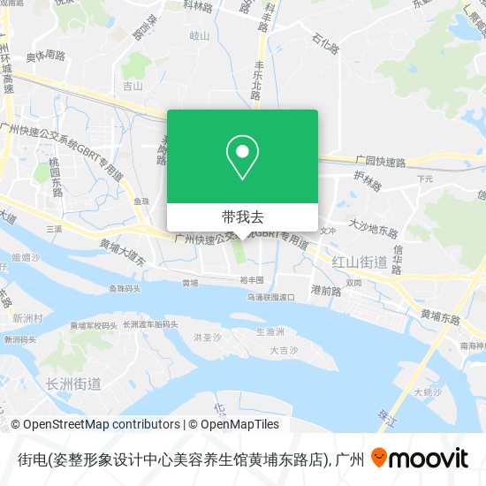 街电(姿整形象设计中心美容养生馆黄埔东路店)地图