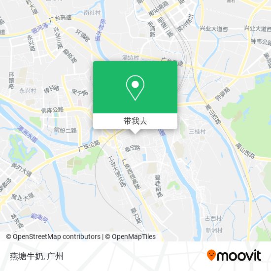 燕塘牛奶地图