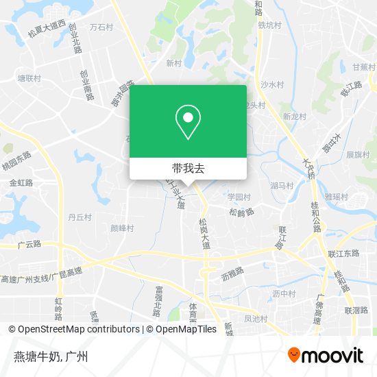 燕塘牛奶地图