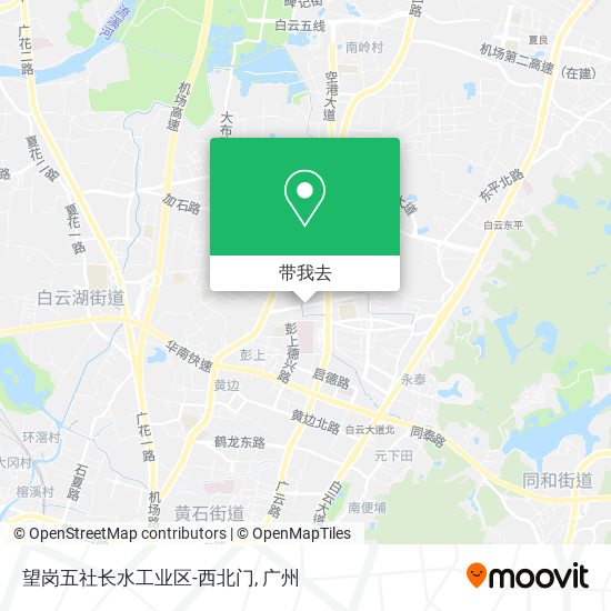望岗五社长水工业区-西北门地图