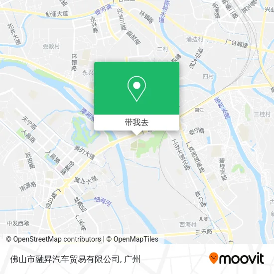 佛山市融昇汽车贸易有限公司地图