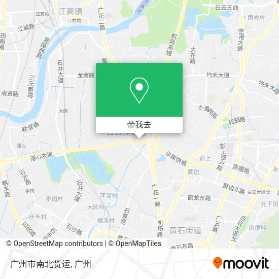 广州市南北货运地图