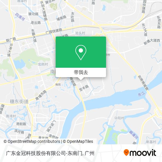 广东金冠科技股份有限公司-东南门地图