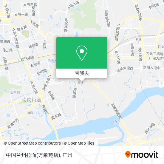 中国兰州拉面(万象苑店)地图