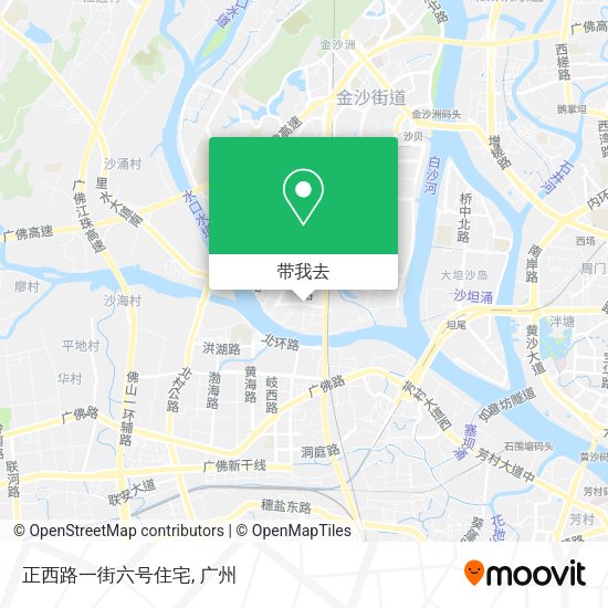 正西路一街六号住宅地图